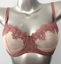 Victoria's Secret Nwt Dream Angels Withered Rose Nude Uplift Unlined Bra 34D