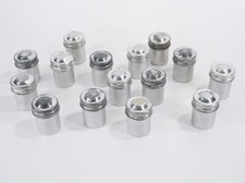 KODAK LOT OF 15 EMPTY METAL CANS FOR 35MM FILM/221701