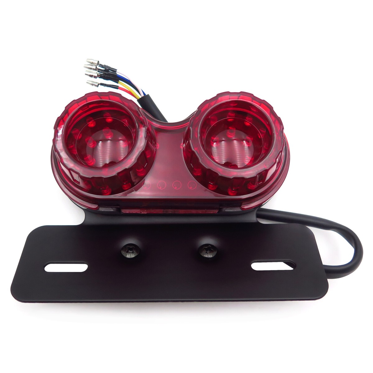 Cafe Racer Motorcycle & Scooter Fuel Tanks 4x Black Front Rear ...