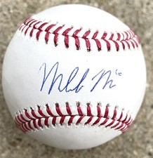 MALCOLM MOORE Texas Rangers SIGNED MLB Baseball JSA COA