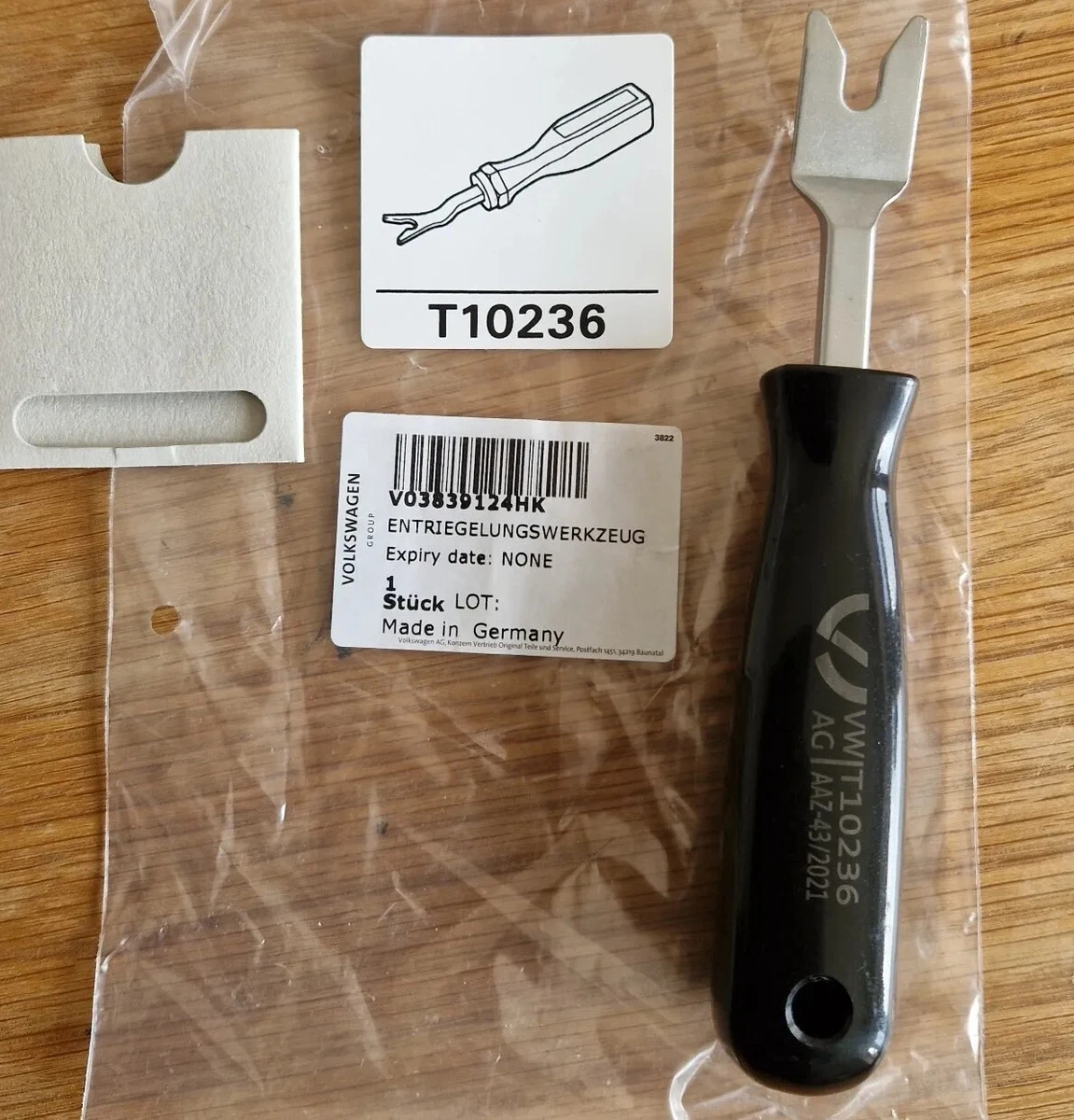 VW Audi Genuine OEM T10236 Release Tool V03839124HK | eBay 