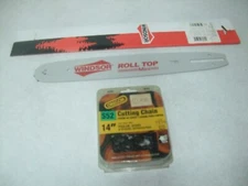Windsor 14" Guide Bar & Oregon 52DL Chain-New-14PKU50SSR-.050-3/8P-Fits Several