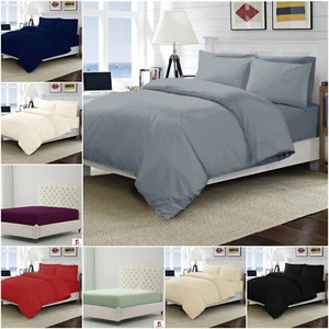 Egyptian 200tc Pure Cotton Plain Dyed Flat Bed Sheets Single