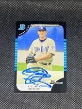 Cesar Ramos San Diego Padres 2005 Bowman Signed Auto Card #BDP65 ~ COA