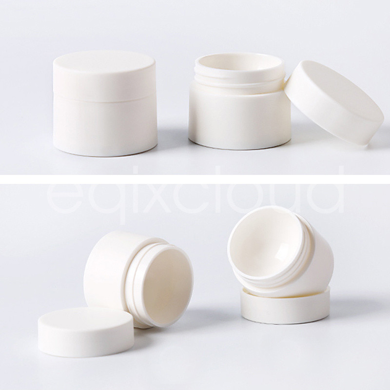 5g 10g 30g 50g Empty Matte White Cosmetic Jar Container Cream Lip Balm