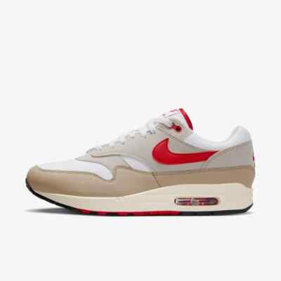 New Nike Air Max Shoes Cream II/ University Red (HF4312-100)