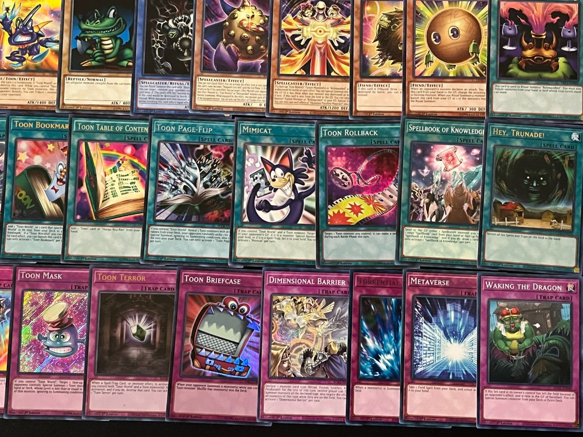 yugioh pegasus toon deck list Yu-Gi-Oh! Pegasus Starter Deck (2003) Complete Set| TradingCardSets.Com