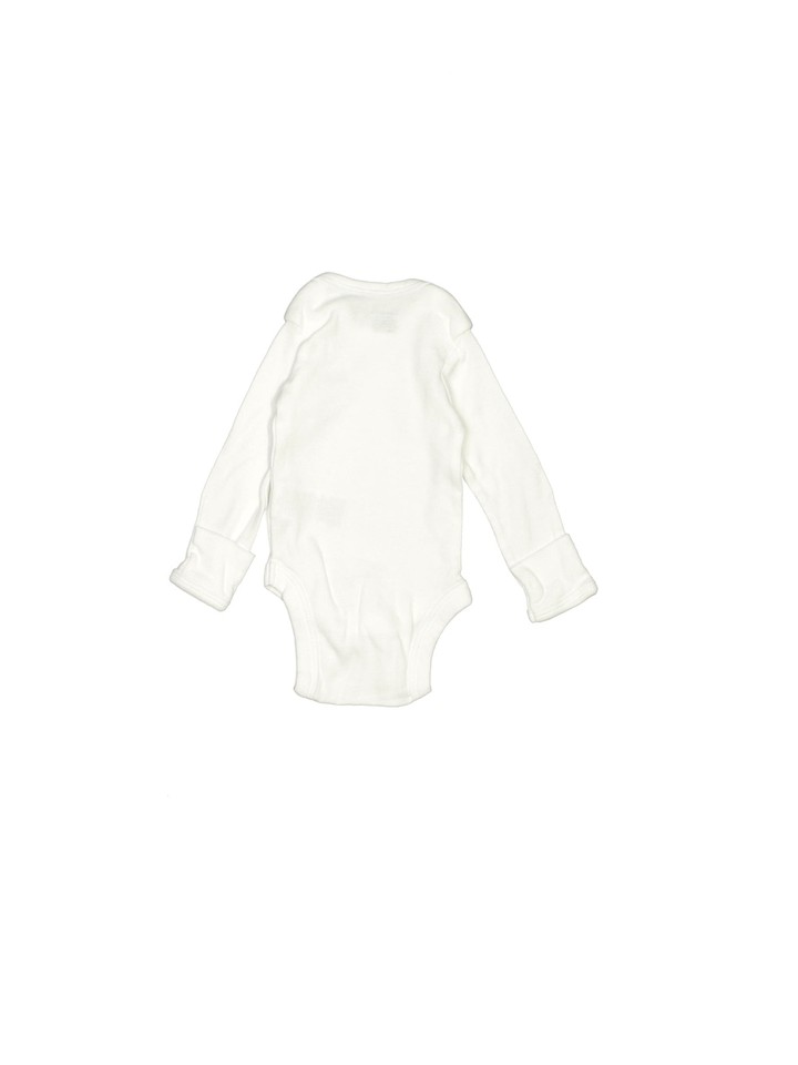 Gerber Girls Ivory Long Sleeve Bodysuit Newborn eBay
