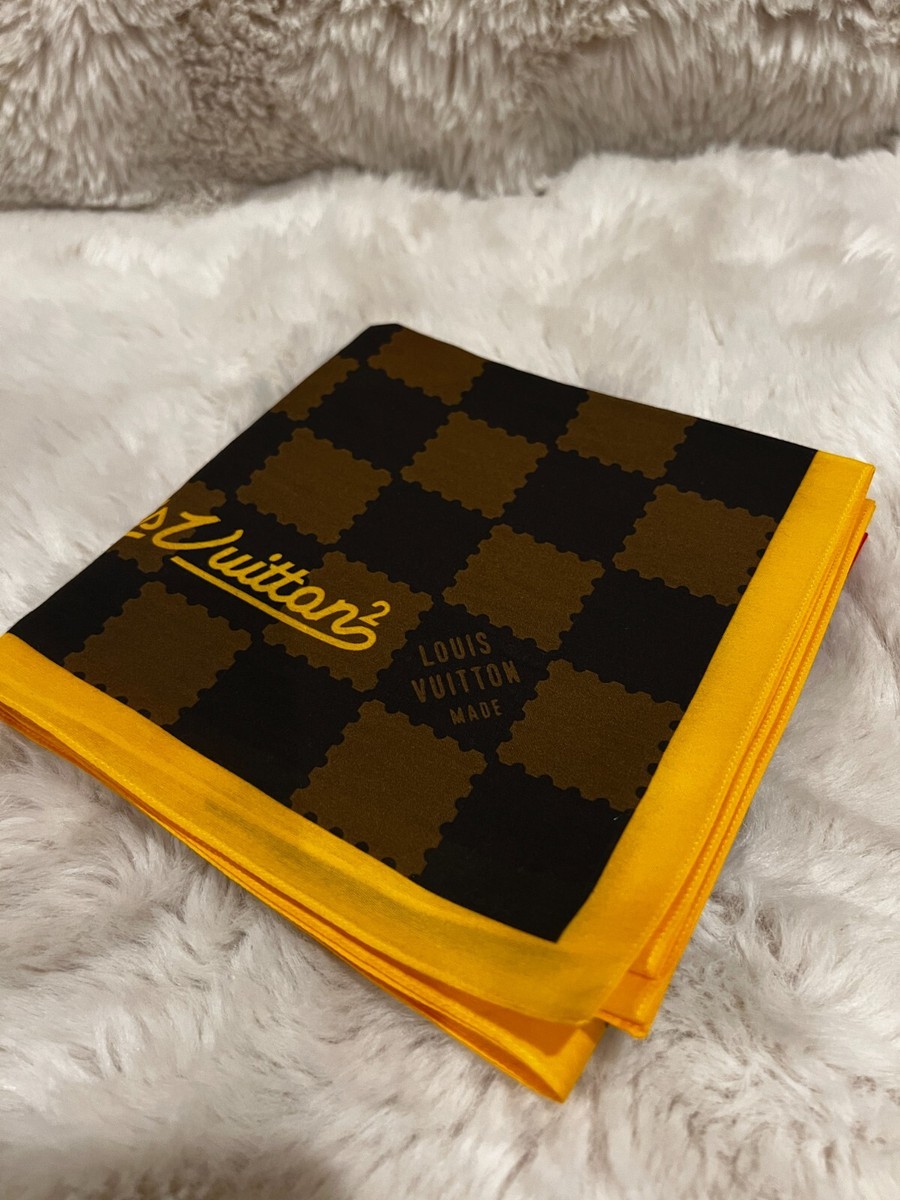 NWT Louis Vuitton LV Nigo Set of 3 Monogram Bandanas Scarf