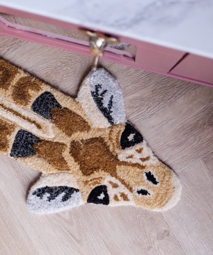 Handtufted Carpet Giraffe Print Area Rug 100%wool Wall Hanging Bedroom3X5,4X6 - 第 15/15 張圖片