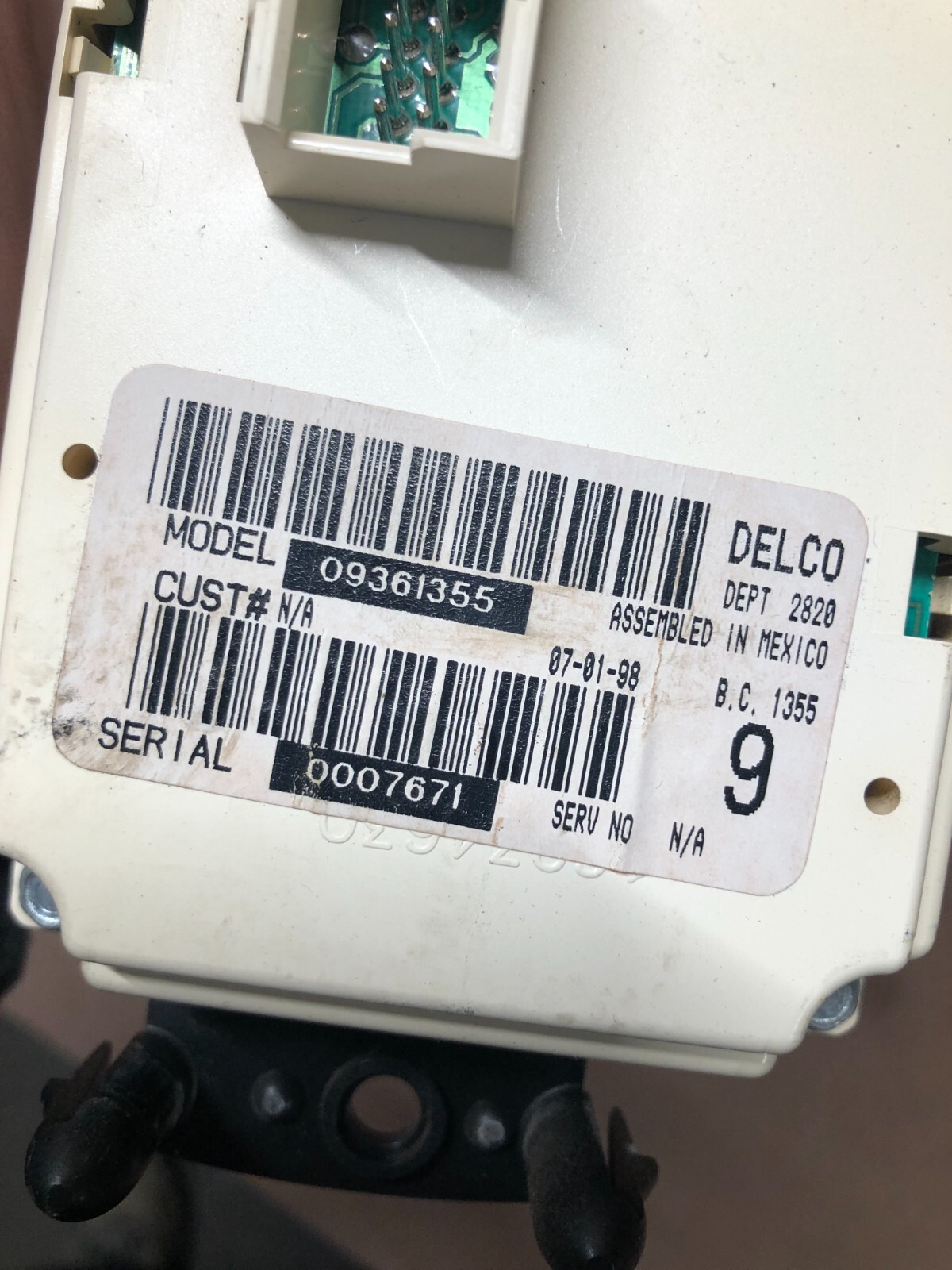 1999 2002 GMC Sierra A/C Heater Control Switch Silverado 2000 2001