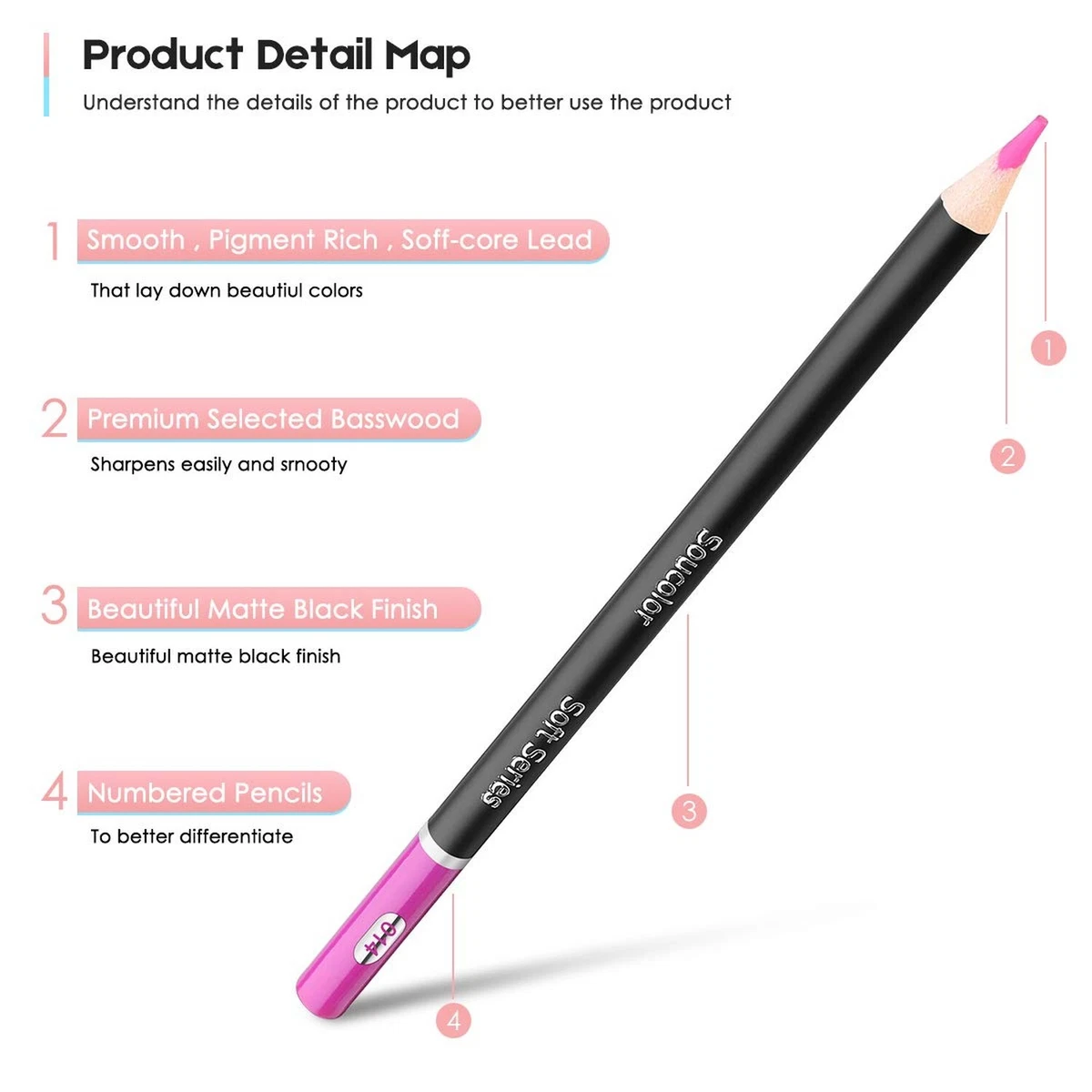 Soucolor Colored Pencils Review for Adult Coloring [Detailed, Soucolor