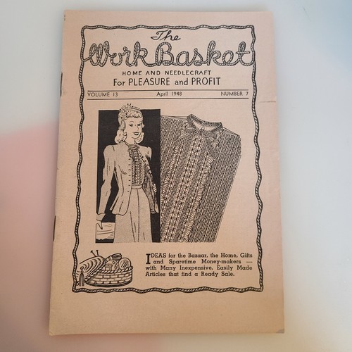 MultiList - Vintage 1940/50er Der Arbeitskorb Zuhause & Nadelbau für Vergnügen & Profit - Bild 11 von 64