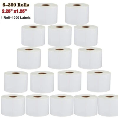 2.25" x 1.25" Direct Thermal Barcode Price Shipping Labels for Zebra Eltron 2844