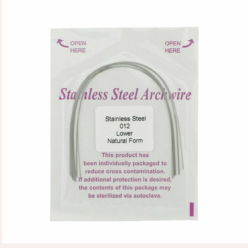 100 Pc Dental Orthodontic Stainless Steel Archwire Natural Form Round Ortodoncia - Picture 11 of 17
