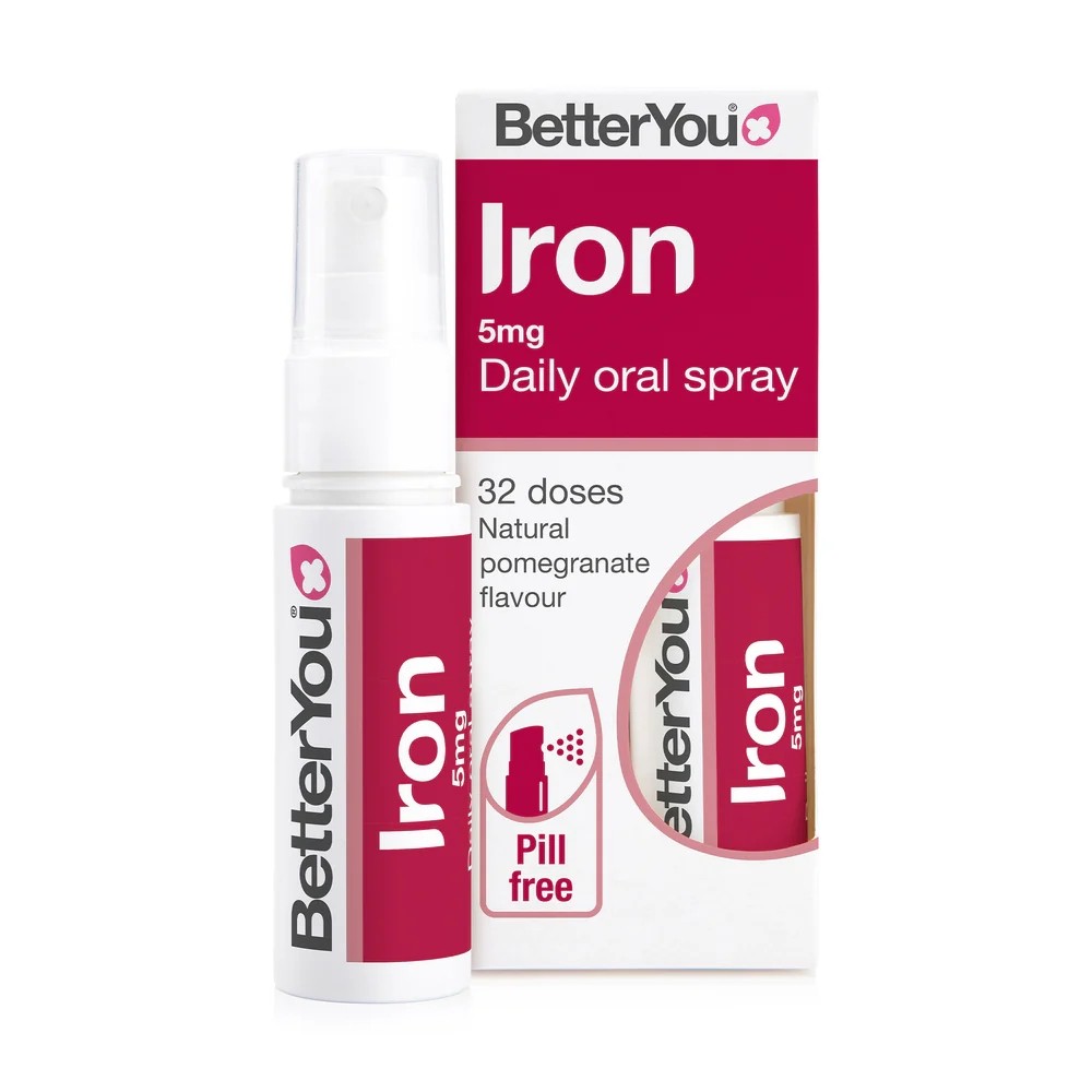 BetterYou Better You Iron Daily Oral Spray Natural Pomegranate Flavour - 25ml