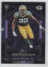 2019 Panini Obsidian Rookies Electric Etch Purple 1/75 Dexter Williams #158 8z7