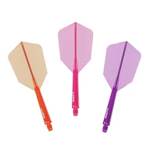 CUESOUL ROST 77 Integrated Dart Shaft and Flight,Slim Shape-Transparent Mix