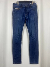 DIESEL Tepphar Denim Blue Stretch Slim Carrot Jeans Size W30 L32