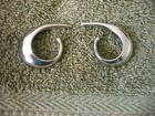 Vintage 1960's Verdome Silver Tone Cuff Non Pierced Earrings Retro Jewelry — photo 6