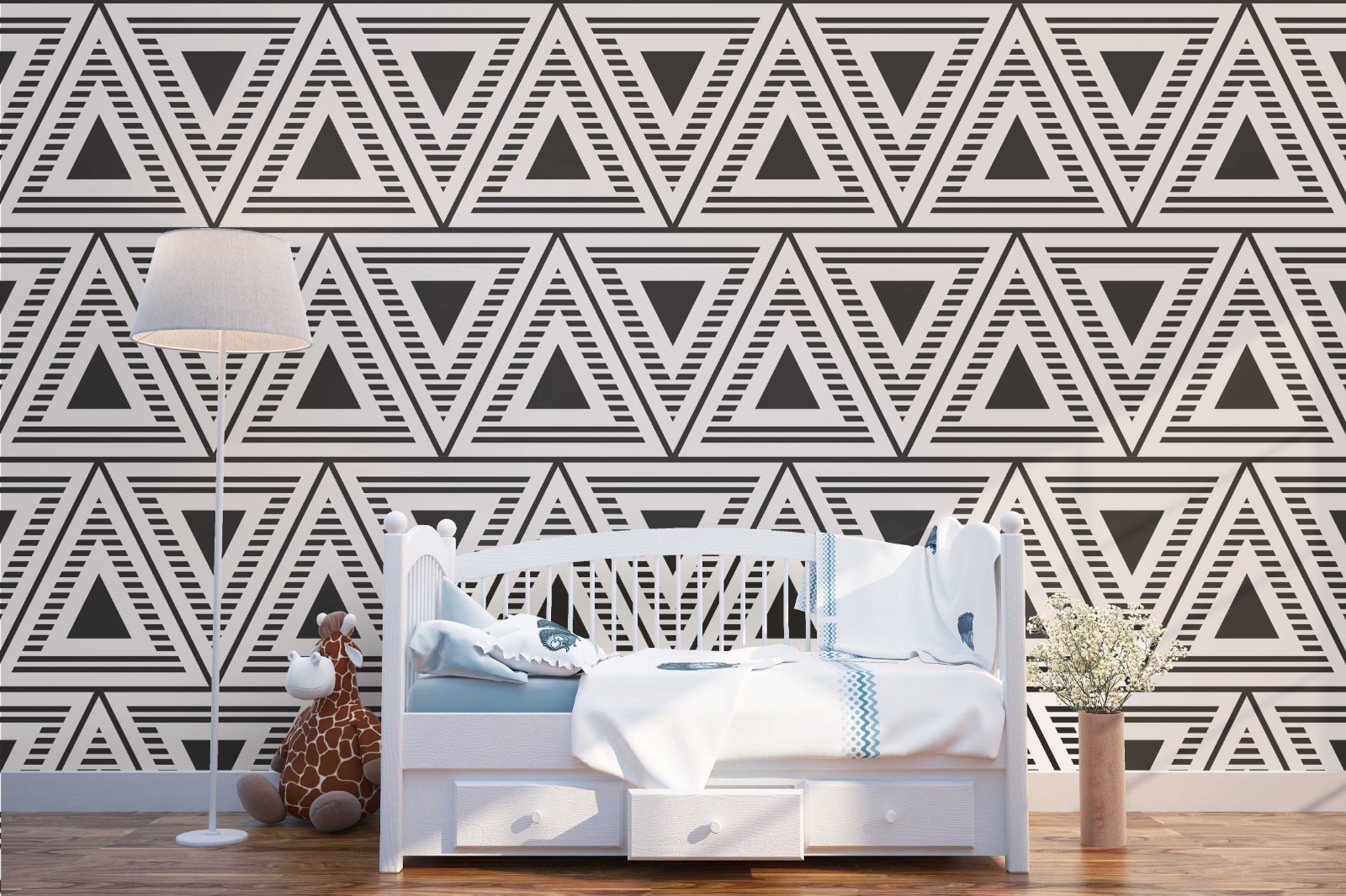 3D Geometric Decoration Pattern Wall Murals Wallpaper Murals Wall Sticker 3