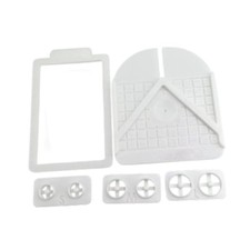 Stud Post Embedding Tools Reusable Adjustable V Shape Earring Post Embedders