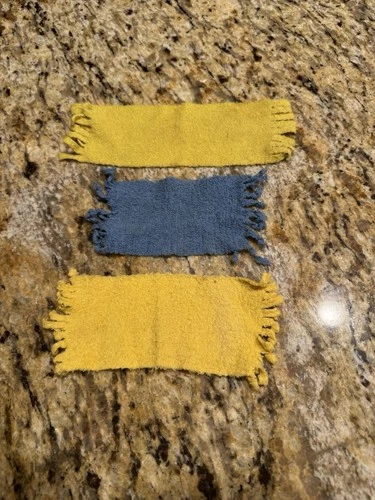 Vintage Sunset Malibu Barbie Francie Doll Yellow Blue Beach Towel 1971