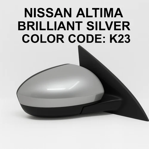 NEW SILVER mirror for 2019-25 Nissan Altima RH Passenger Side Power Non-Heated