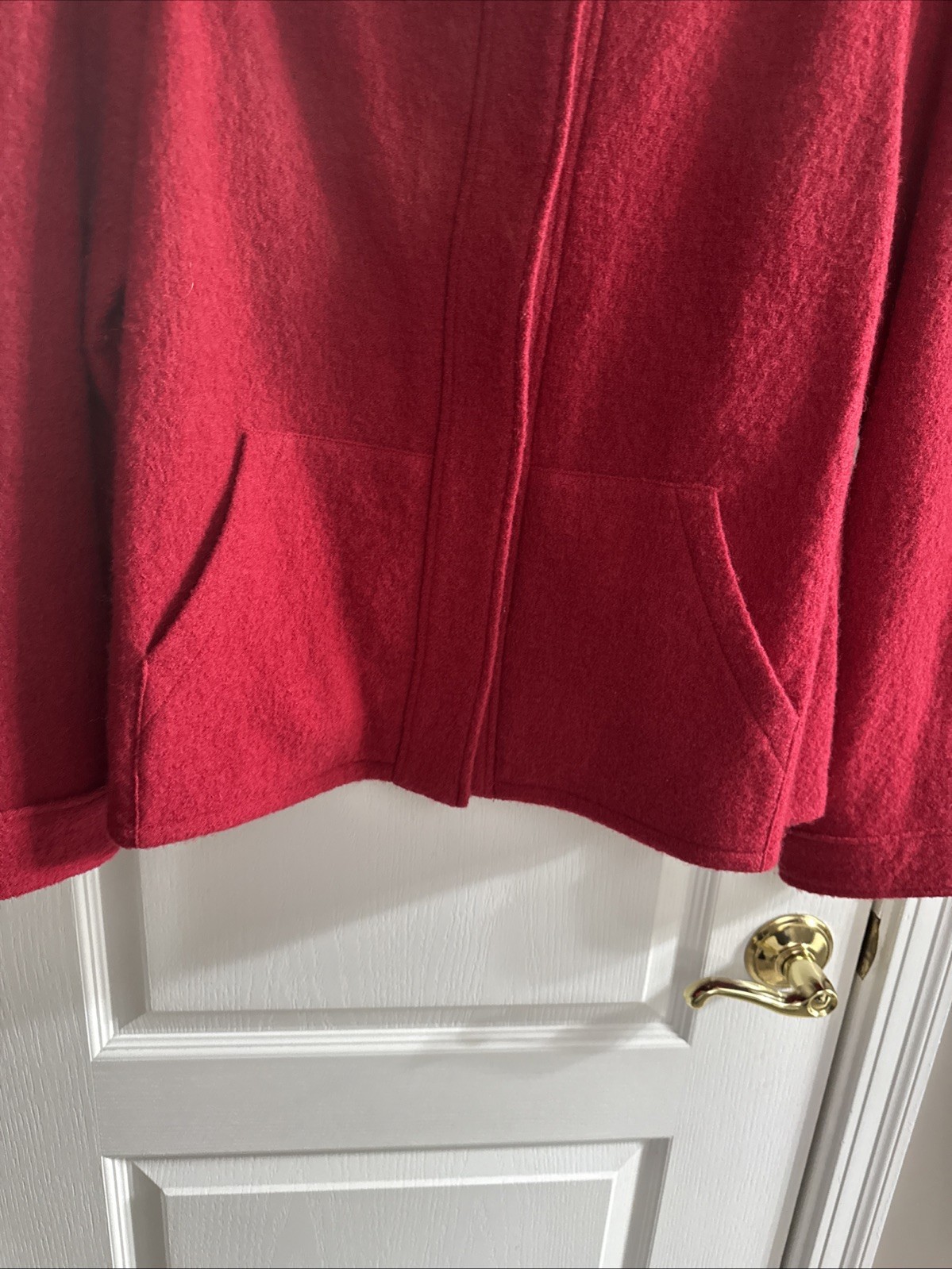 Chicos Red Wool Jacket Size Medium. Excellent Con… - image 3