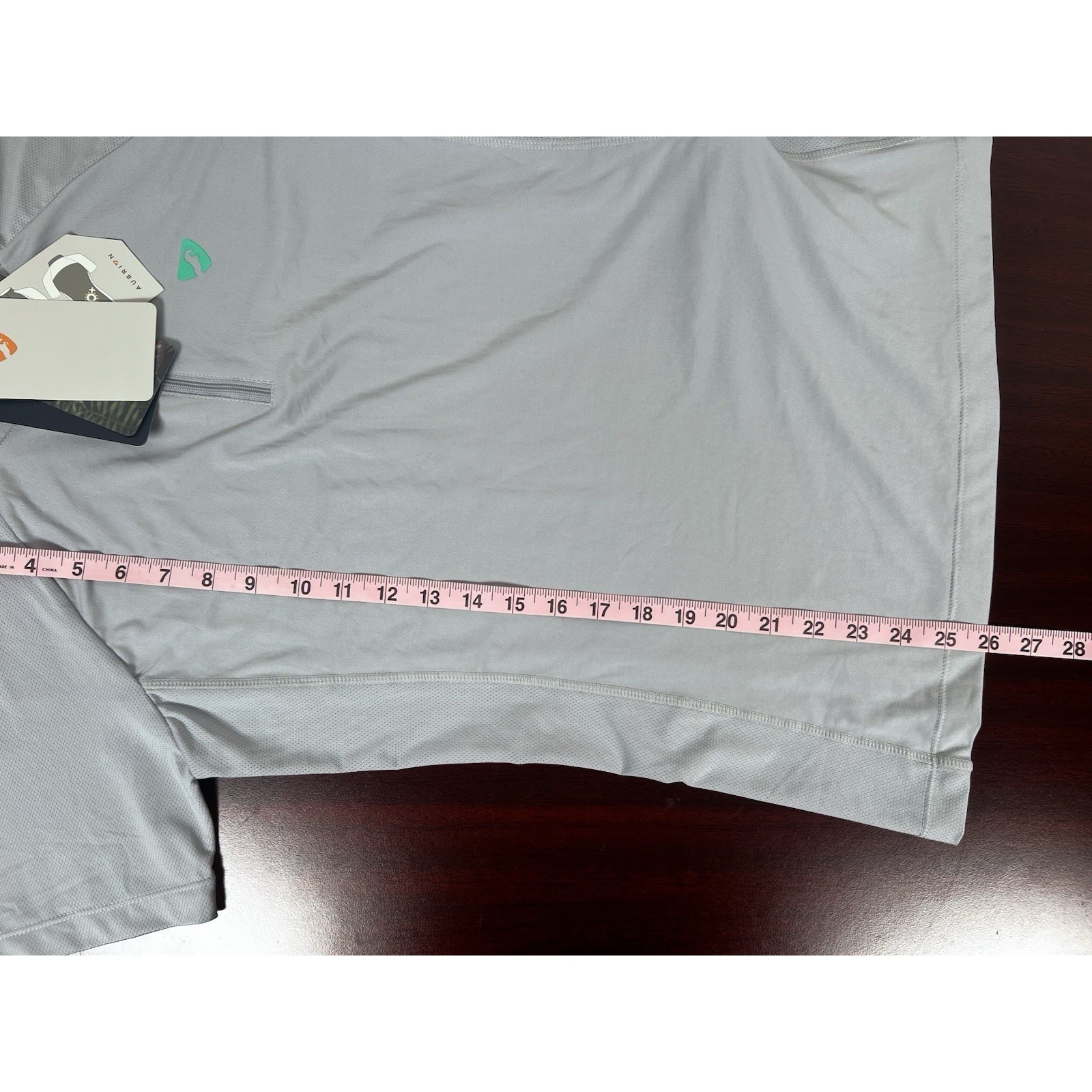 Aubrion Women's Shirt Sz L Gray Equestrian Horse Riding Highgate Short Sleeve