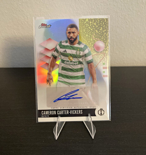 Topps Finest UEFA Club Competitions 2025/26 Carter-Vickers Celtic FC BA-CC Auto