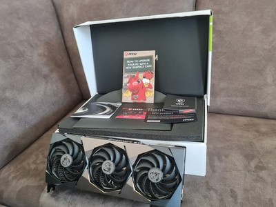 MSI GeForce RTX 3070 SUPRIM X LHR 8GB GDDR6 Grafikkarte OVP TOP Zustand