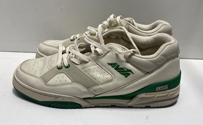 Avia M 855 White Green Retro Basketball Sneakers Men's Size 15