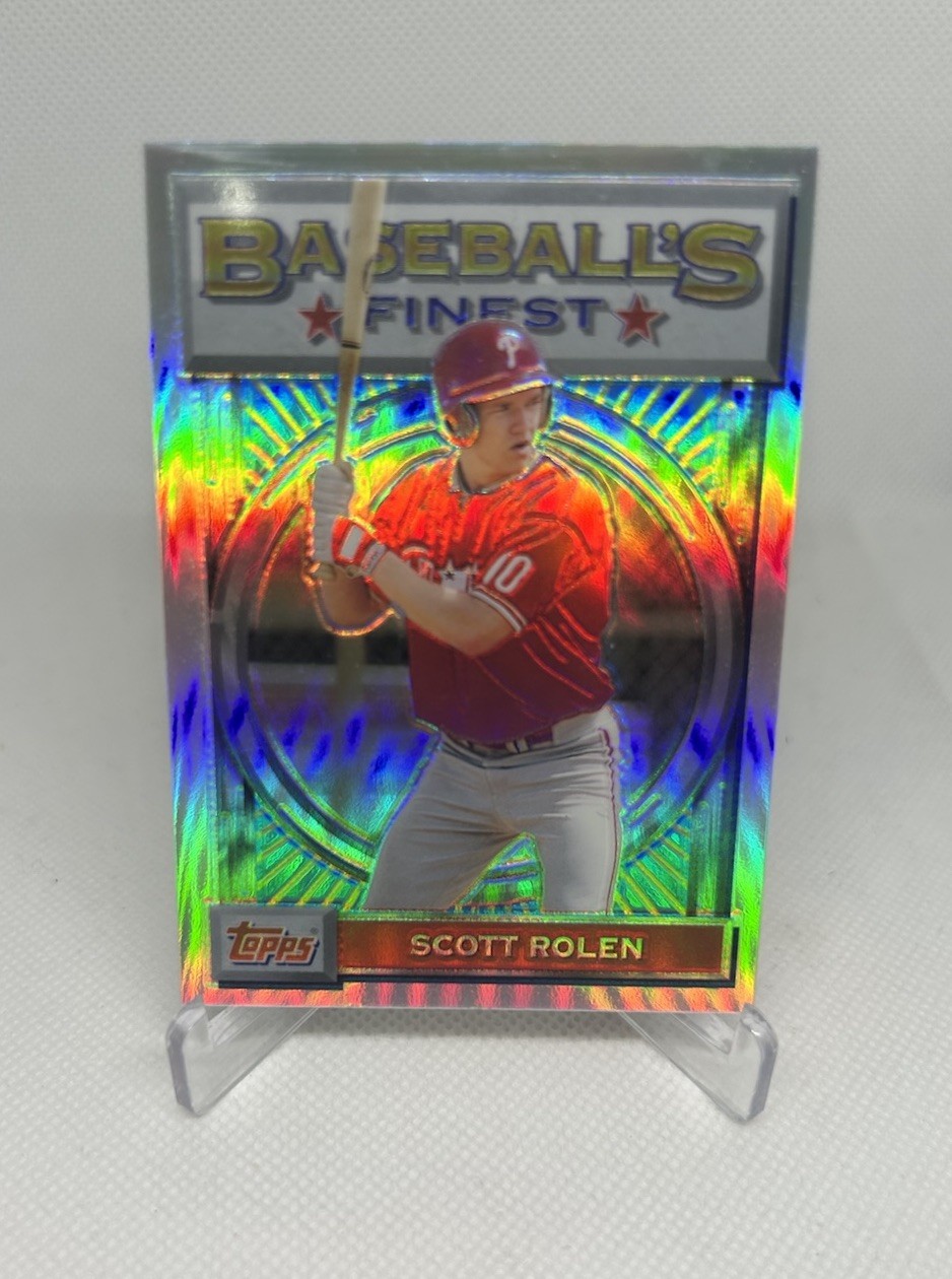 2001 Topps Finest Refractor Scott Rolen HOF  Philadelphia Phillies