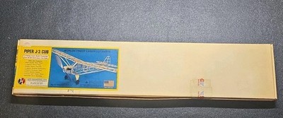 Herr Engineering Piper J-3 Cub Laser Cut Kit 18'' Wing Span NIB Parts Sealed!