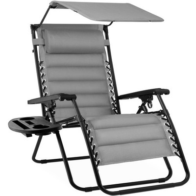 Best Choice Products Oversized Padded Zero Gravity Chair, Patio Recliner Lounger