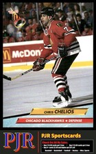 Chris Chelios 1992-93 Ultra #34 Chicago Blackhawks