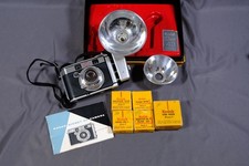 Vintage Kodak Signet 40 35mm Camera Outfit Boxed Manual Flash Filters
