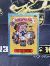 2025 WORST of GARBAGE PAIL KIDS 40th Anniversary Tee-Vee Stevie drool blue