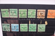US Precancel Lot 11 Stamps Ogden GA Tuscaloosa AL Montgomery AL Mobile AL