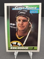 Ken Hodge #5 O Pee Chee NHL Hockey 1991-92 Boston Bruins RC