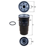 Kraftstofffilter FüR Toyota Hilux N1 2.4 97 Bis 02 Knecht Original RF1G