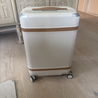 Paravel Aviator Suitcase Carry On Used 15X22x 10 With Handles & Wheels