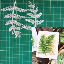 Fern Leaf Metal Cutting Dies Scrapbooking Photo Album Decorative Paper Crafts