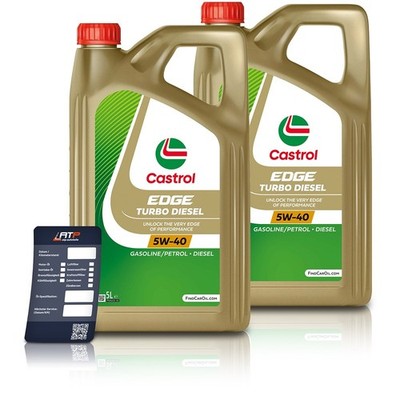 CASTROL 10 L LITER EDGE TURBO 5W-40 MOTOR-ÖL MOTOREN-ÖL