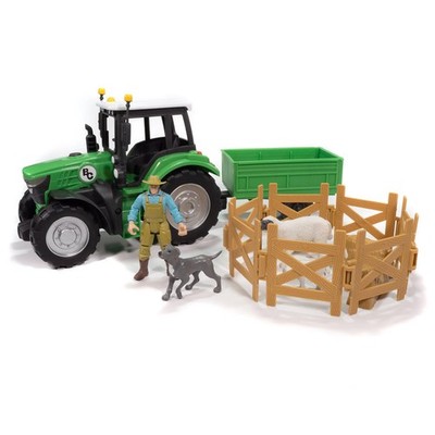 Big Country Toys 1/20 16-Piece Sheep Farmer & Tractor Playset 514