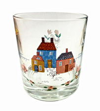 7 Heartland Pattern by International China 3 1/2" Drinking Glasses Farmhouse Vtg
