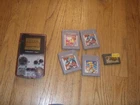 vintage 1988 Nintendo GAME BOY COLOR Clear atomic Purple CGB-001 w/5 GAMES