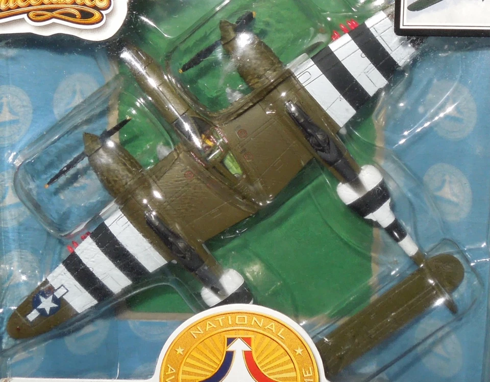 2002 Matchbox Collectibles Diecast WW2 Robin Olds' P-38 Lightning Airplane, NIB - Image 2 of 4