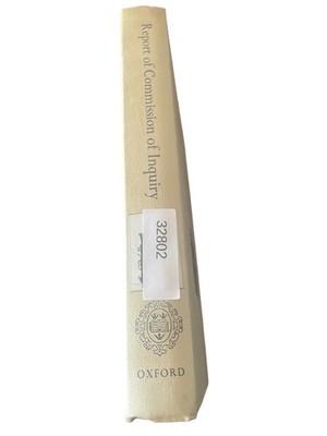 Report of Commission of Inquiry University of Oxford 1966 Volume 1